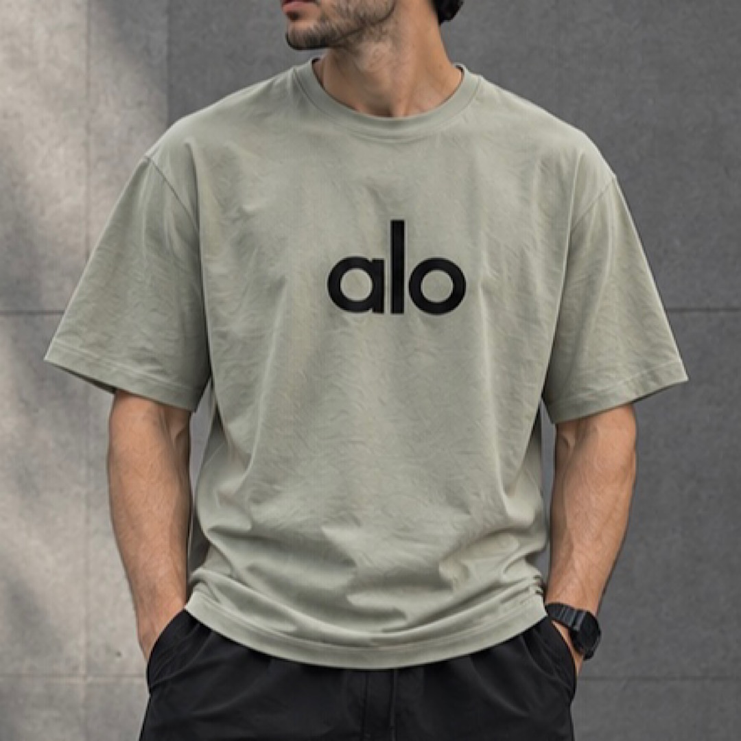 تی‌شرت نخی alo سبز