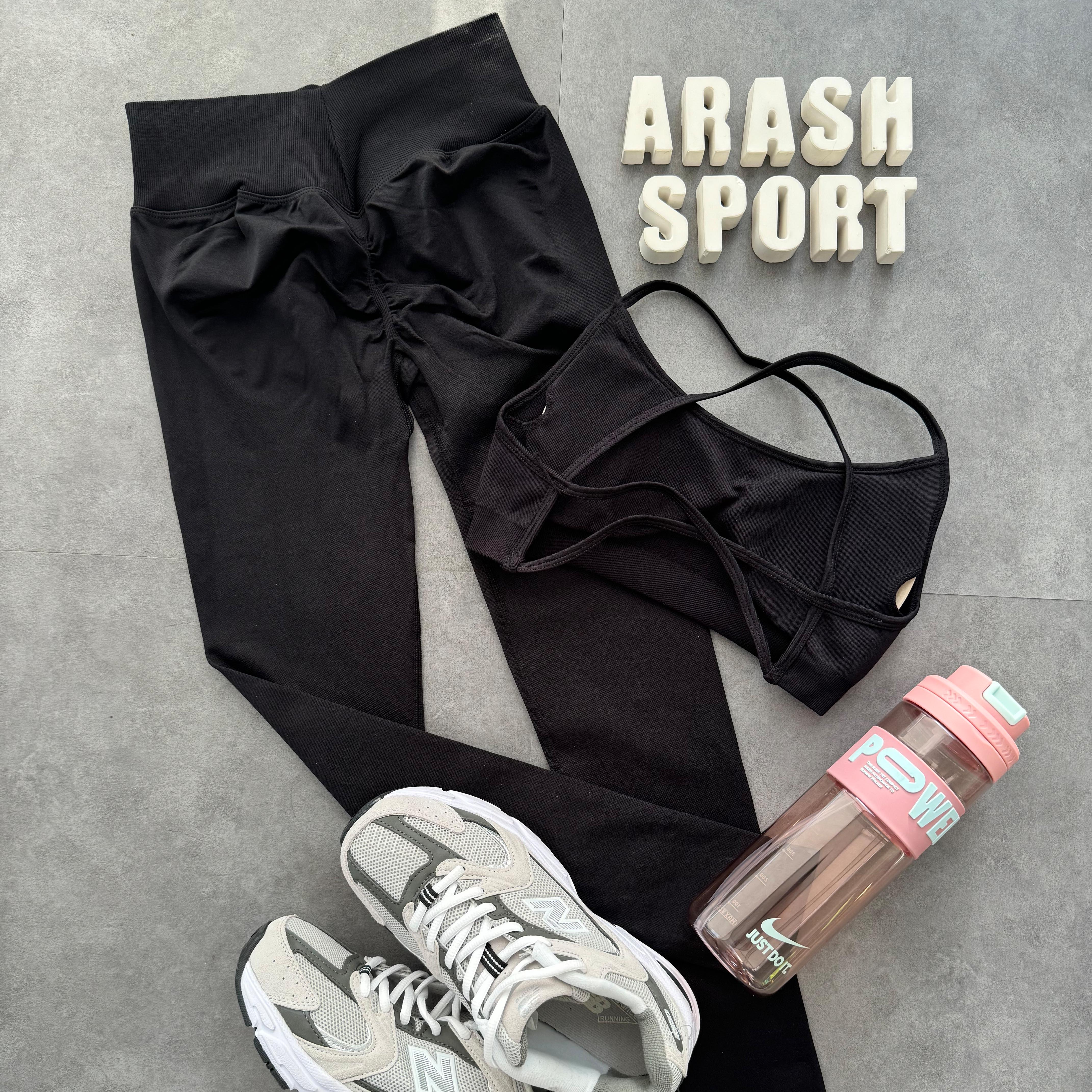 ست ورزشی سیملس مشکی زنانه