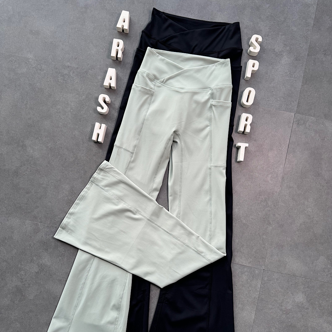 لگ دمپا بغل جیب دار (رنگ سبز کمرنگ ، مشکی )