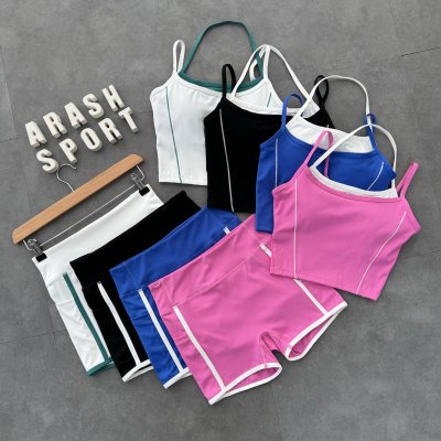 ست نیم تنه تاپی و شورتک 924