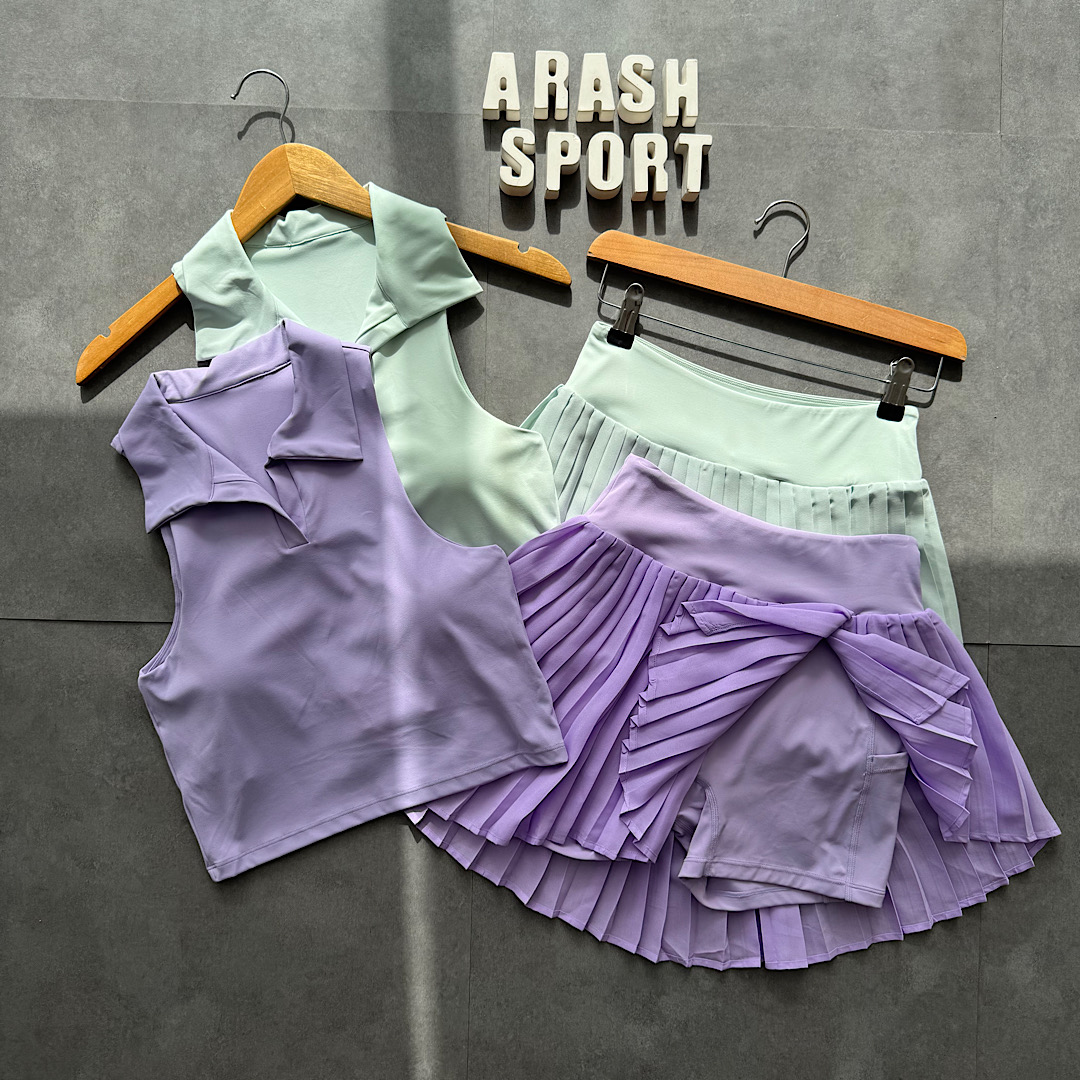 ست کراپ و دامن زنانه 7084