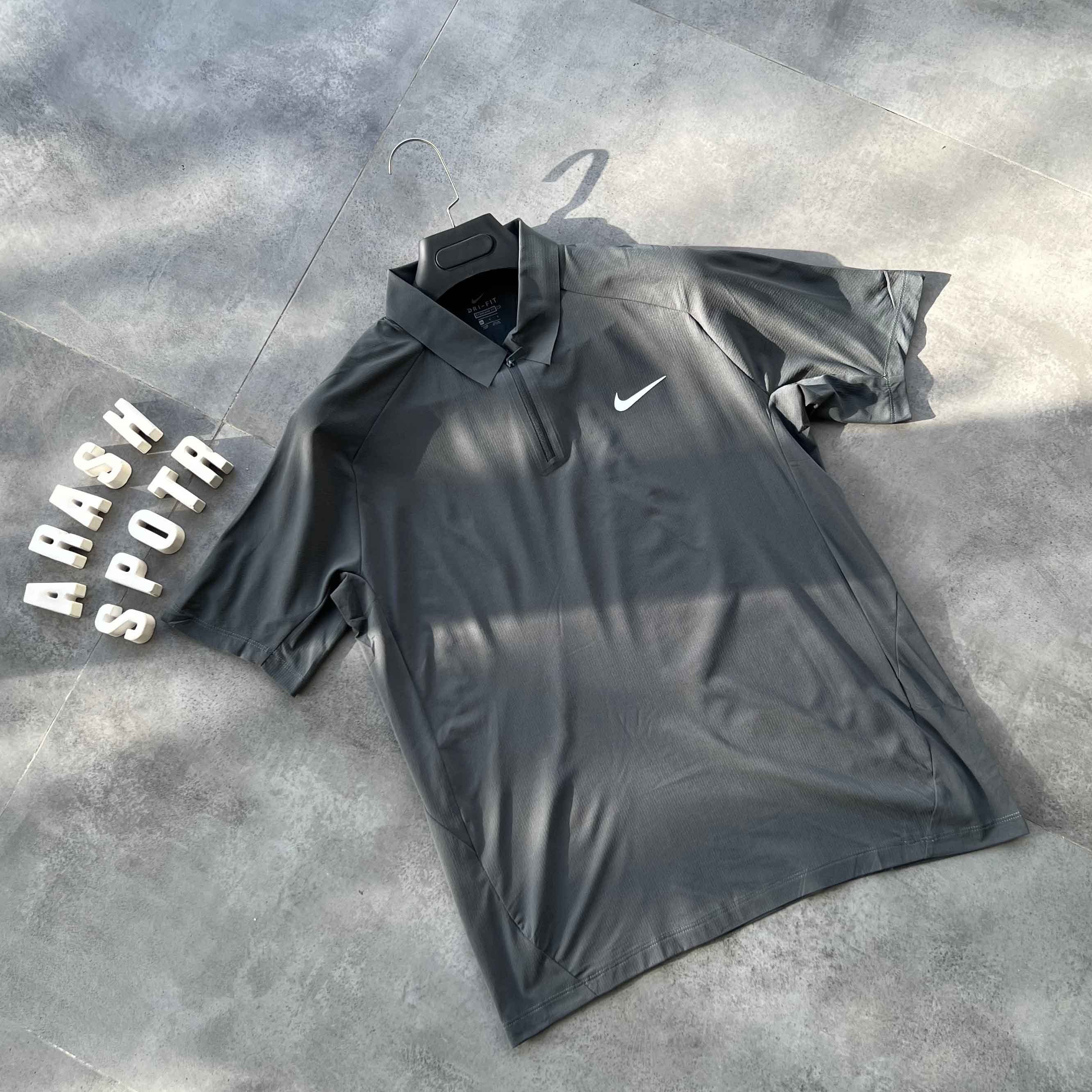 تی شرت نیم زیپ سبز یشمی