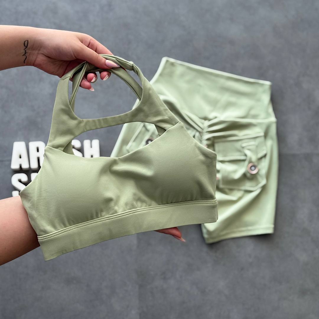 نیمتنه ورزشی سبز زنانه