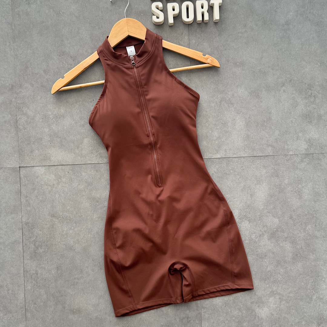 اورال کوتاه ورزشی قهوه ای 