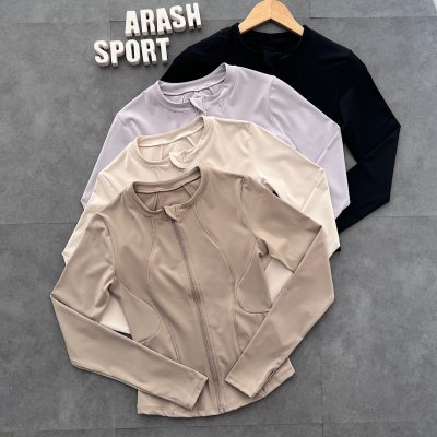 سویشرت زیپدار آستین بلند 327