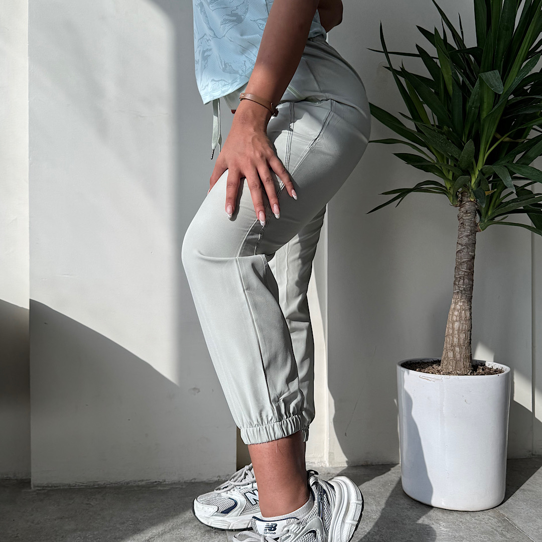 شلوار اسلش زنانه سبز ماچا