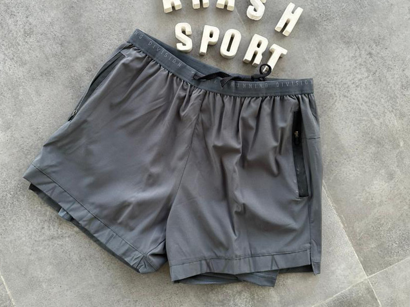 شلوارک کشاله دار طوسی مدادی