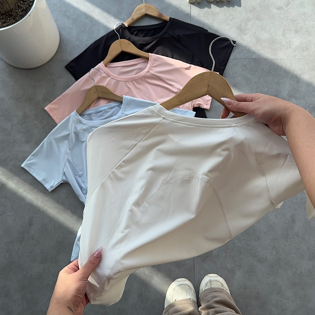 تی شرت دخترانه تنفسی ورزشی 