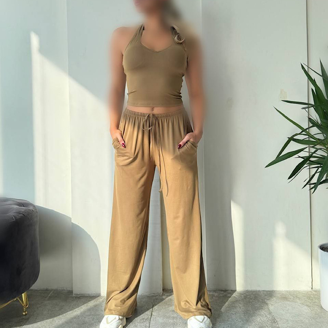 ست زنانه قهوه ای