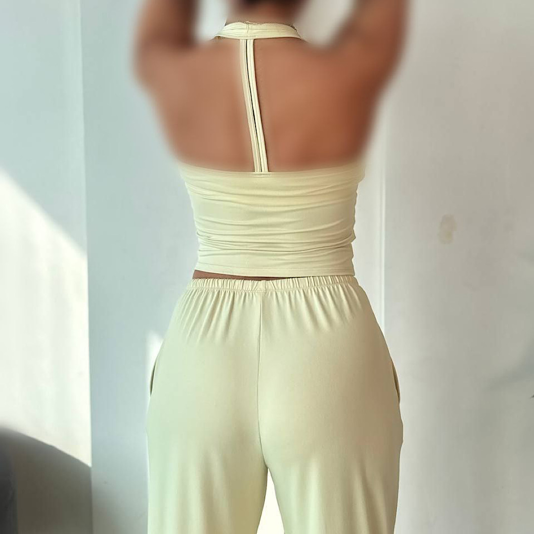 ست زنانه زرد