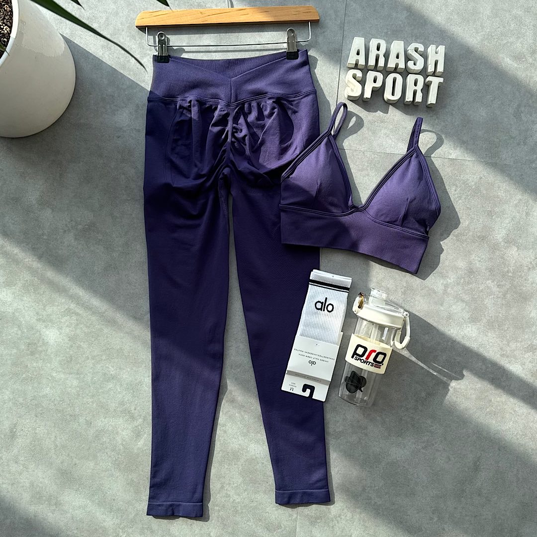 نیم تنه و لگ سیم لس رنگ‌سورمه ای 