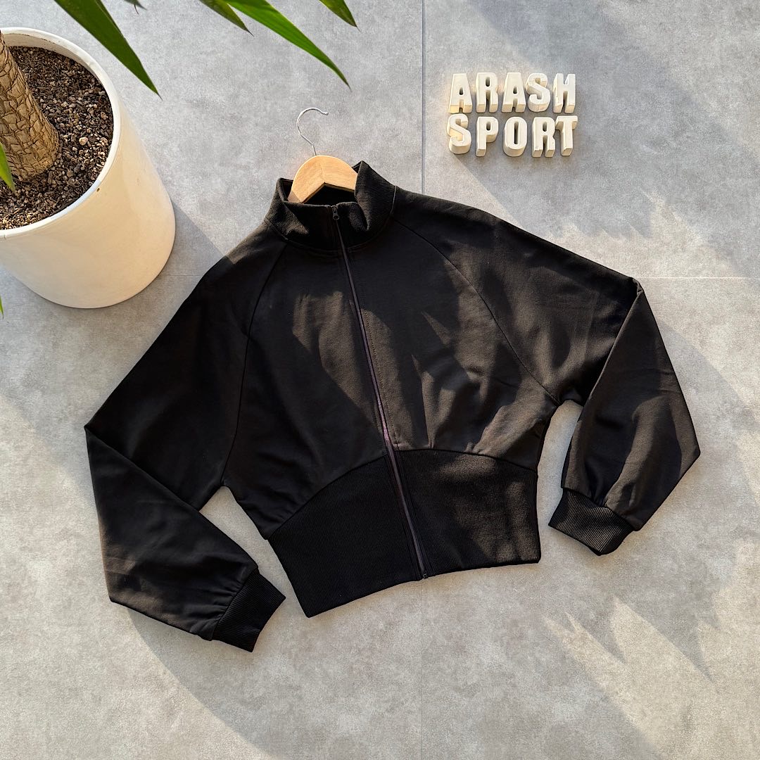 بامبر جکت خفاشی رنگ مشکی