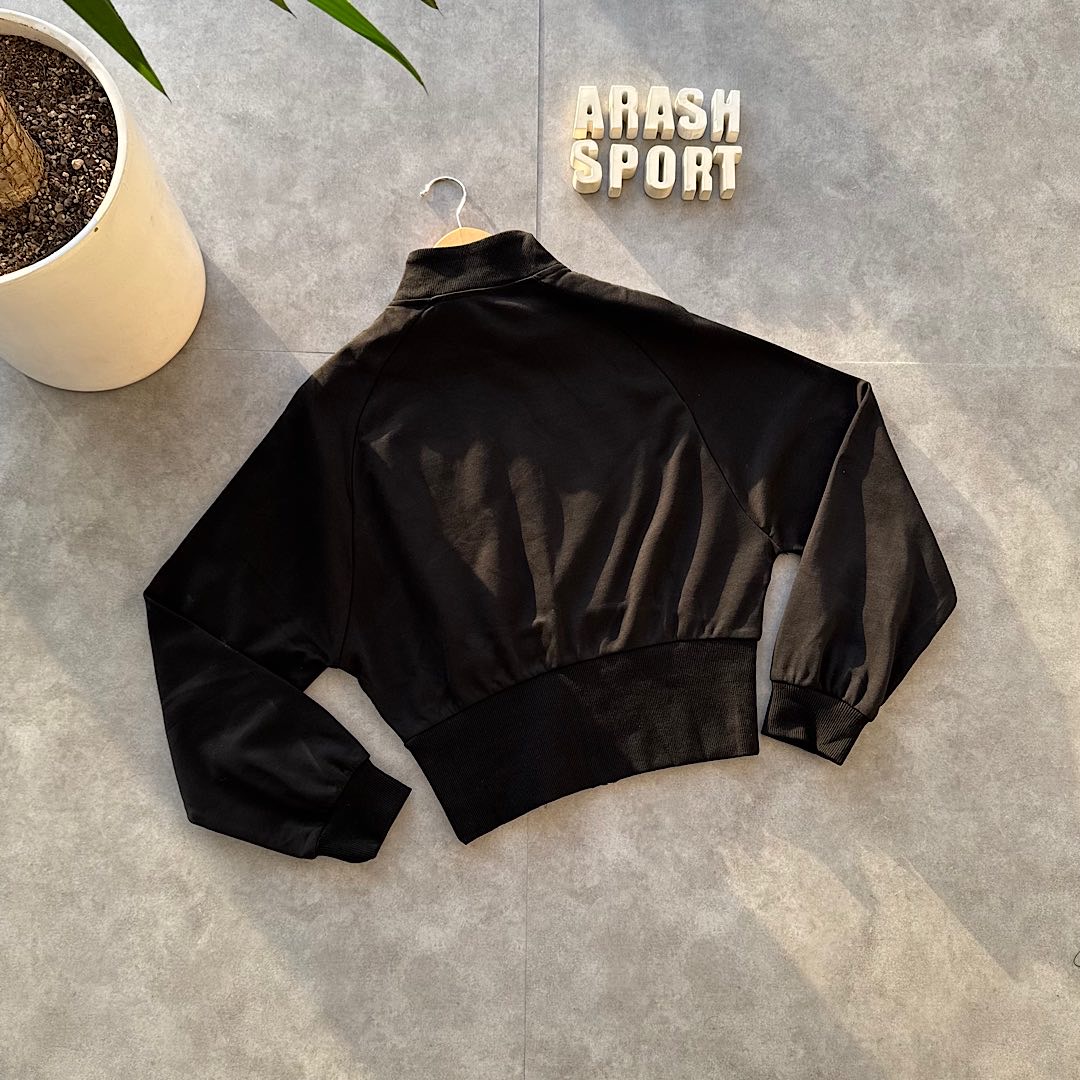 جکت خفاشی رنگ مشکی جنس نخی 