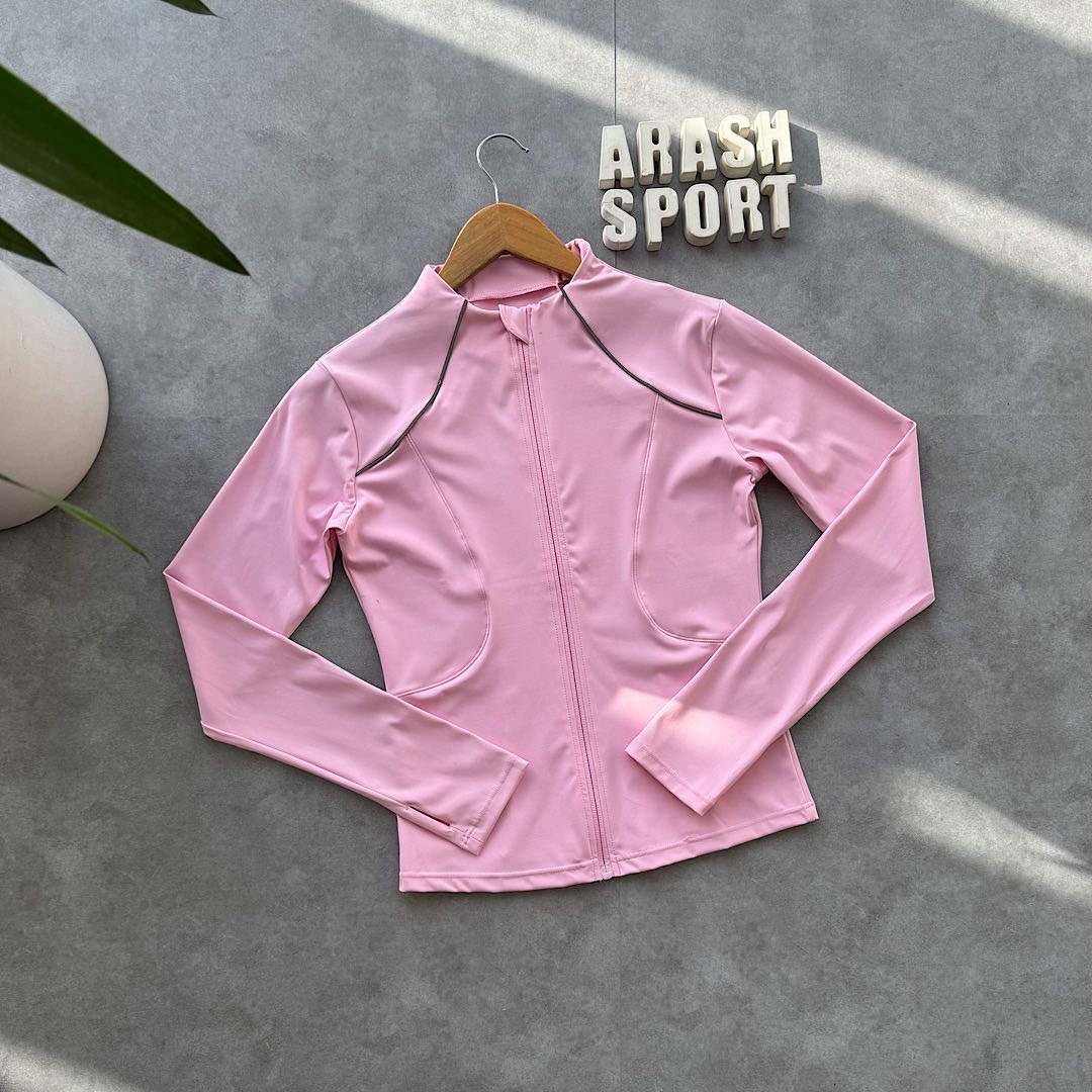 سویشرت ورزشی دخترانه صورتی 